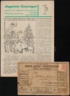 Cca 1910-1970 Barta Jozsef Konzervgyara (Felka, Szepes Vm.) Reklamlapja + A Nagyk?roesi Konzervgyar Tajekoztato Lapja (5 - Sin Clasificación