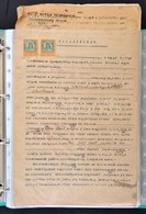 1914-1916 Vasuttal Kapcsolatos Okmanyok, Iratok Gy?jtemenye. Sok Epitesi Beruhazas Koeltsegvetes, Szallitolevel, Egyebek - Unclassified