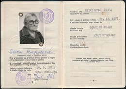 1981 Fenykepes Jugoszlav Hataratlepesi Engedely - Unclassified