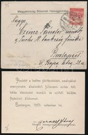 1924 Csernoch Janos (1852-1927)  Biboros Uedvoezl?lapja Czincz Sandor (?-?) A Fuchs H. Bank Igazgatoja Reszere Megkueldv - Non Classés