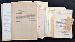 Cca 1940 Wettstein Miklos (?-?) A Fanto Egyesuelt Magyar Asvanyolajgyarak Rt. Vezerigazgatojanak Iratai: Hozza Irt Level - Unclassified