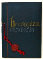 1953 Breslmayer Zoltan: Horoscopium. Horoszkop, Diszesen Illusztralt Gepelt Oldalakkal, Az Els? Lapon Kezzel Rajzolt Hor - Unclassified