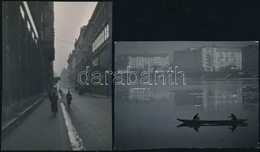 Cca 1938 Dulovits Jen? (1903-1972) Budapesti Fotom?vesz Hagyatekabol 2 Db Vintage Foto, Pecsettel Jelzett, Az Egyik Alai - Autres & Non Classés