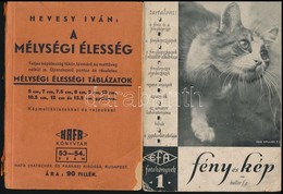 Fotozassal Kapcsolatos Koenyv Tetel, Hafa Koenyvtar Es EFA Fotokoenyvek Sorozatbol, Oesszesen 4 Db: Hevesy Ivan: Az Ejje - Otros & Sin Clasificación