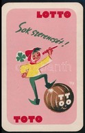 1959 Toto-Lotto Reklamos Kartyanaptar - Advertising