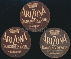 3 Db Arizona Dancing Revue Reklamkorong, D: 4,5 Cm - Advertising