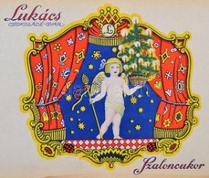 Cca 1910-1920 Lukacs Csokoladegyar Szaloncukor Papir Szep Allapotban, 47x19 Cm - Advertising