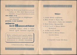 1950 Budai Izraelita Aggok Es Arvak II. Labanc Uti Intezmenyenek Meghivoja - Sonstige & Ohne Zuordnung