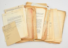 Cca 1946-1949 Haborus Karigenyekkel Kapcsolatos Iratok, Vegyesen Nemet, Francia, Magyar Nyelven, Toebb Uegyben, Erdekes  - Altri & Non Classificati