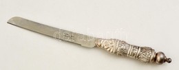 Barhesz Kes, Ezuestoezoett Nyellel, H: 35 Cm  / Shabbat Challah Knife - Autres & Non Classés