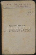 1939 Katonai Igazolvanyi Lap,izraelita Vallasu Szemely Reszere, Honved Tabori Tuezer Osztaly Kueloenitmeny - Other & Unclassified