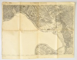 Cca 1910 Orsova Koernyeke Katonai Terkep / Military Maps - Andere & Zonder Classificatie