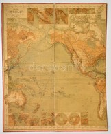 1879 Chart Of The World On Mercators Projection, Constructed By Hermann Berghaus, Gotha, Justus Perthes, IX. Edition, Va - Other & Unclassified