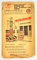 Cca 1920 A Kiralyi Magyar Automobil Club Utvonalterkepei, Tavolsagokkal, Seruelt Papir Mappaban - Altri & Non Classificati