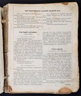 1869 Az Uestoekoes Cim? Lap Szamai Koenyve Koetve, Lapok Kijarnak, Megviselt Allapotban - Non Classés