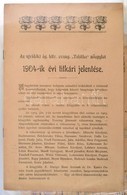 Cca 1880-1920 Okmany Es Nyomtatvany Gy?jtemeny, Gy?r?s Mappaban Kb 80 Klf Okmany, Kisnyomtatvany, Vegyes Temakkal - Sin Clasificación