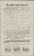 1907 Komarom, 2 Db Korteslevel A Komaromi (Felvidek) Helyhatosagi Valasztasokkal Kapcsolatban, Szep Allapotban - Non Classificati