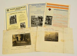 Cca 1920-1930 Kis Ganz-MAVAG Tetel: Reklamnyomtatvanyok, Fotok, Stb. - Non Classificati