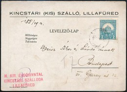 Cca 1920 Lillafuered, Kincstari (Kis) Szallo Kepes Ismertet?je - Non Classificati