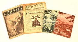 1930-1939 4 Db Radiosujsag: A Radioelet Es Az Ujmagyarsag Radioja, 2-2 Lapszama, Erdekes Irasokkal - Unclassified