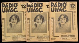 1933 3 Db Radioujsag X. Evf. 25. Szama 1933. Junius 18-24. - Unclassified