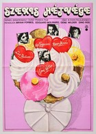 1982 Miklos Karoly (?-?): Szexis Hetvege (Sunday Lovers) Filmplakat, Hajtasnyommal, 57x40,5 Cm - Sonstige & Ohne Zuordnung