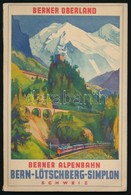 Illustrierter Fuehrer Durch Das Berner Oberland Und Ueber Die Loetschbergbahn. Zurich, 1929, Brunner&Co., 96+8 P.+ 1 Kih - Zonder Classificatie