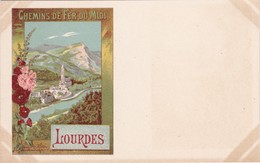 LOURDES - Chemin De Fer Du Midi - Illus. Hugo D'Alési - 2 Scannes - D'Alési, Hugo