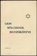 Cion Boelcseinek Jegyz?koenyve. London, 1974, K.n.,74 P. Kiadoi Papirkoetes. - Sin Clasificación