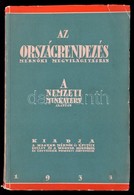 Az Orszagrendezes Mernoeki Megvilagitasban A Nemzeti Munkaterv Alapjan. Bp.,1933, Magyar Mernoek Es Epitesz Egylet-Magya - Unclassified