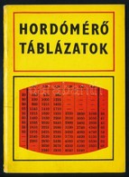 Ordody Geza: Hordomer? Tablazatok. Bp., 1969, Mez?gazdasagi Kiado. Kiadoi Papirkoetesben. - Unclassified