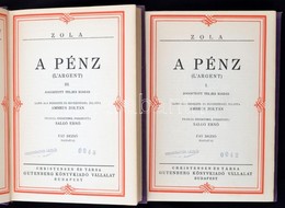 Emile Zola: A Penz I-III. + A Coquevillei Muri Es Egyeb Elbeszelesek.  Ket Koetetbe Koetve. Bp., E.n., Gutenberg. Kiadoi - Non Classificati