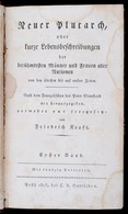 Friedrich Kraft, Peter Blanchard: Neuer Plutarch, Oder Kurze Lebensbeschreibungen Der Beruehmtesten Maenner Un Frauen Al - Unclassified