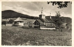 ** 3 Db REGI Karpataljai Fatemplom Es Fuerd?szallo; Ronafuered, Szarvashaza  / 3 Pre-1945 Transcarpathian Wooden Churche - Non Classés