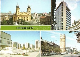 ** * 10 Db MODERN Magyar Varoskepes Lap Autobuszokkal / 10 Modern Hungarian Town-view Postcards With Autobuses - Ohne Zuordnung