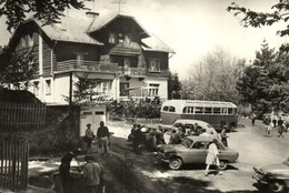 ** * 10 Db MODERN Fekete-feher Magyar Videki Varos Buszokkal / 10 Modern Black And White Hungarian Rural Towns With Auto - Ohne Zuordnung