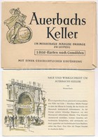 ** Auerbachs Keller Im Messehaus Maedler-Passage Zu Leipzig. 5 Bild-Karten Nach Gemaelden. / 5 Db Modern NDK Faust M?ves - Unclassified