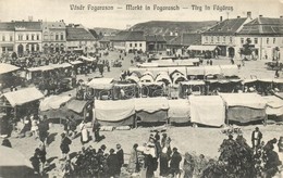 T2 Fogaras, Fagaras; Vasar Arusokkal Es Bodekkal. Wazek Adolf Kiadasa / Market With Vendors - Ohne Zuordnung