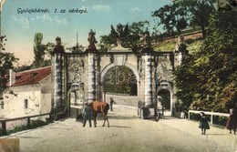T3 Gyulafehervar, Karlsburg, Alba Iulia; 1. Szamu Varkapu. Szerofin Gyoergy Kiadasa / Castle Main Gate (r) - Unclassified