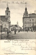T2 Kolozsvar, Cluj; Evangelikus Templom, Koezponti Szalloda, Medgyesy Es Nyegrutz Uezlete. Fabritius Erik Kiadasa / Hote - Unclassified