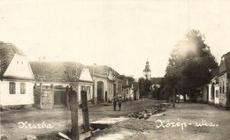 T2 1936 Krizba, Krebsbach, Crizbav; Koezep Utca, Templom / Street View, Church. Keresztes Photo - Unclassified