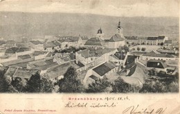 * T2/T3 Breznobanya, Brezno Nad Hronom; Latkep, Templomok. Fried Armin Kiadasa / City View, Churches (kopott Sarkak / Wo - Non Classés