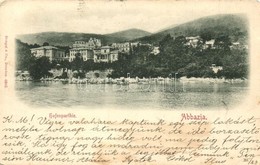 T2/T3 1899 Abbazia, Opatija; Hafen / Port (EK) - Non Classés