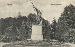 ** T2/T3 Eszek, Esseg, Osijek; Sokcevic Szobor. Amalie Eckel Nr. 29. / Statue (EK) - Non Classés