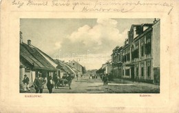 T2/T3 Karolyvaros, Karlovac; Rakovac. Naklada S. Jelaca / Utcakep, Uezletek. W. L. Bp. 1696. / Street View, Shops (EK) - Sin Clasificación