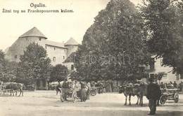 ** T2 Ogulin, Zitni Trg Sa Frankoponovom Kulom / Piac Ter, Torony / Market Square, Tower - Non Classés