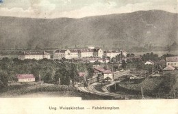T2/T3 Fehertemplom, Ung. Weisskirchen, Bela Crkva; Vasutallomas, G?zmozdony / Bahnhof / Railway Station With Locomotive  - Unclassified