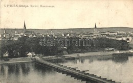 T3 Ujvidek, Novi Sad; Latkep, Pontonhid (hajohid). W. L. Bp. 6368. / General View, Pontoon Bridge (EK) - Non Classés