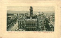 T2/T3 Ujvidek, Novi Sad; Varoshaza. W. L. Bp. 4214. / Town Hall (EK) - Ohne Zuordnung