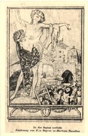 ** T1 In Die Statue Verliebt. Zeichnung Zu Morlinis Novellen / Gently Erotic Art Postcard S: F. V. Bayros - Non Classificati